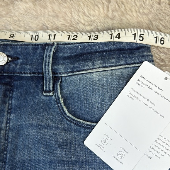 Athleta Sculptex | True Blue Flare Jeans, Size 14 T, NWT - Picture 8 of 14